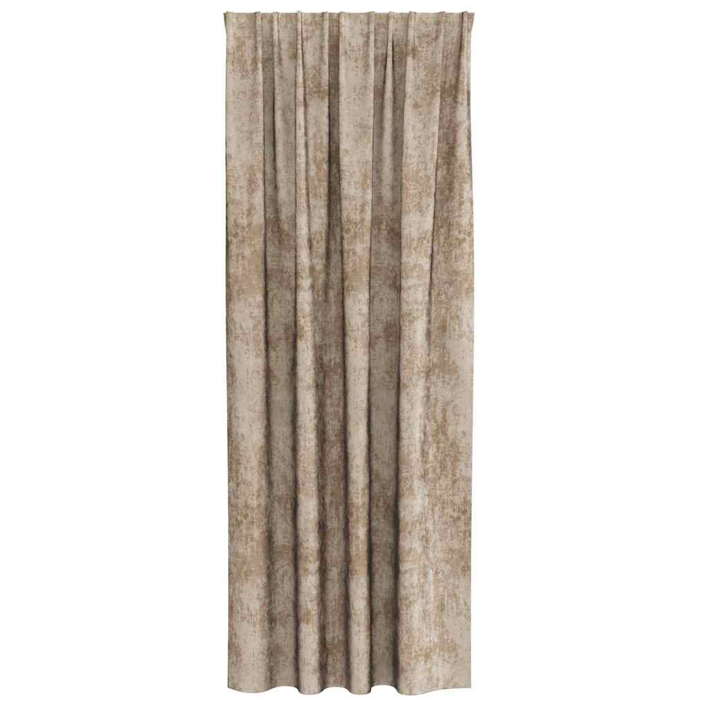 Velvet Curtains 2 pcs Champagne 245 x 140 cm Velvet