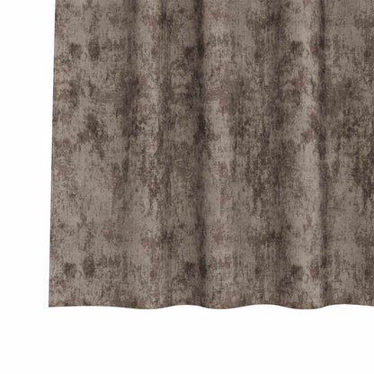 Velvet Curtains 2 pcs Cappuccino 245 x 140 cm Velvet