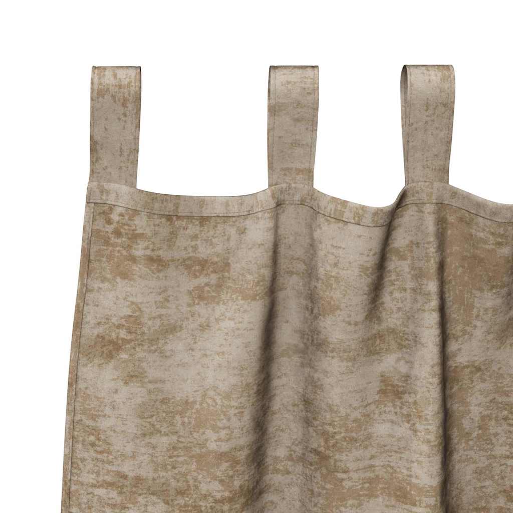 Velvet Curtains 2 pcs Champagne 260 x 140 cm Velvet