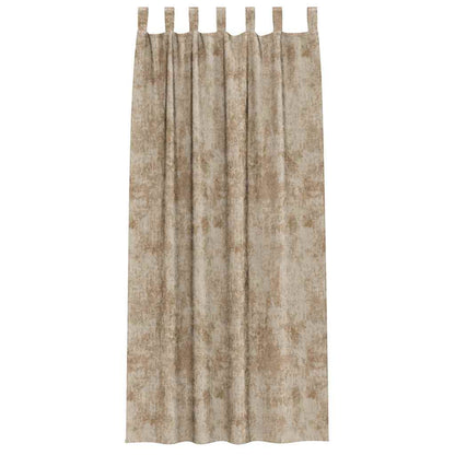 Velvet Curtains 2 pcs Champagne 260 x 140 cm Velvet