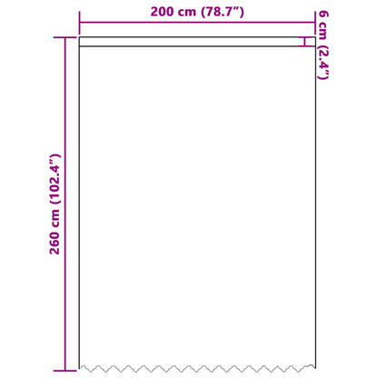 Lace Curtain with Curtains Floral White 245 x 200 cm Polyester