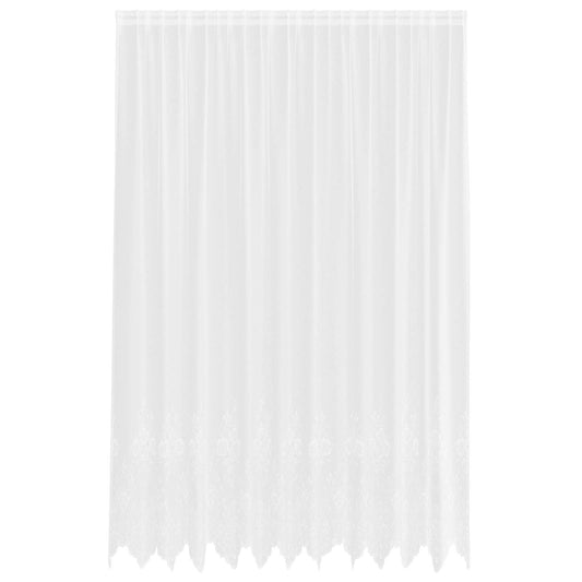 Lace Curtain White 300 x 300 cm Polyester