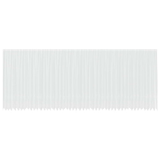 Lace Curtain White 300 x 1200 cm Polyester