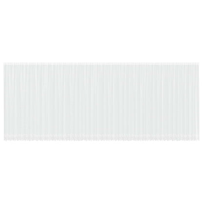 Lace Curtain with Curtains White 1200 x 300 cm Polyester