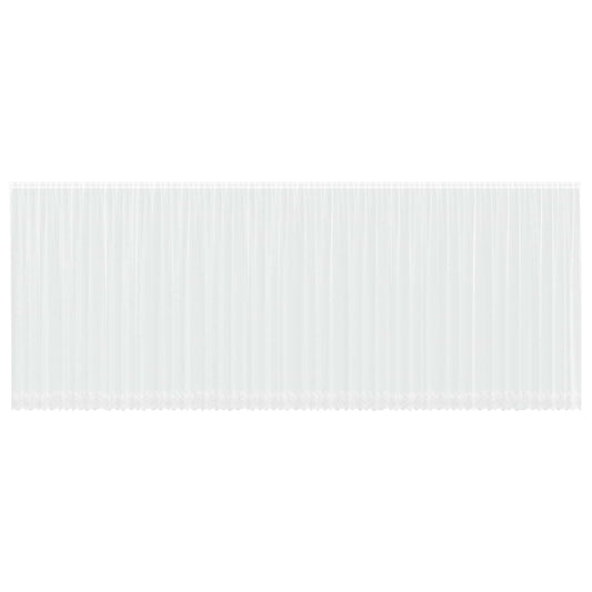Lace Curtain White 1200 x 300 cm Polyester