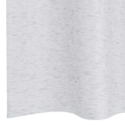 Voile Curtain 2 pcs Light Grey 175 x 140 cm Polyester