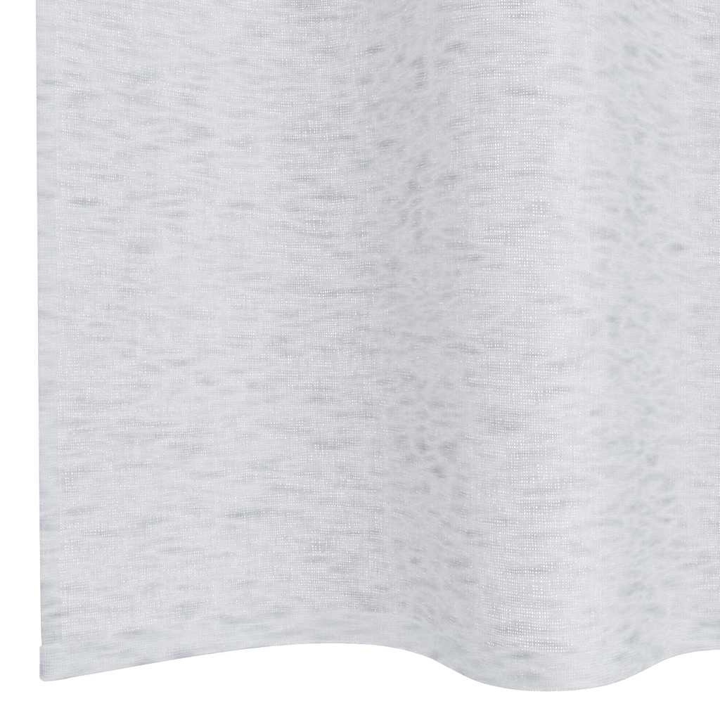 Voile Curtain 2 pcs Light Grey 225 x 140 cm Polyester