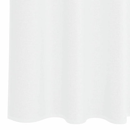 Voile Curtain with Curtains 2 pcs White 260 x 140 cm Polyester