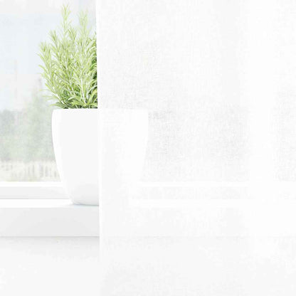 Voile Curtain with Curtains 2 pcs White 260 x 140 cm Polyester