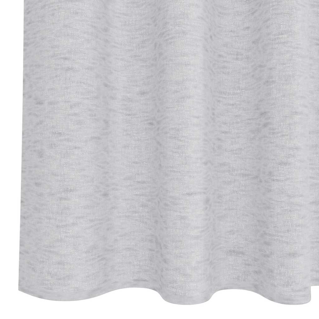 Voile Curtain 2 pcs Light Grey 260 x 140 cm Polyester