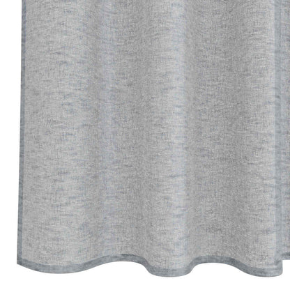 Voile Curtain 2 pcs Dark Grey 225 x 140 cm Polyester