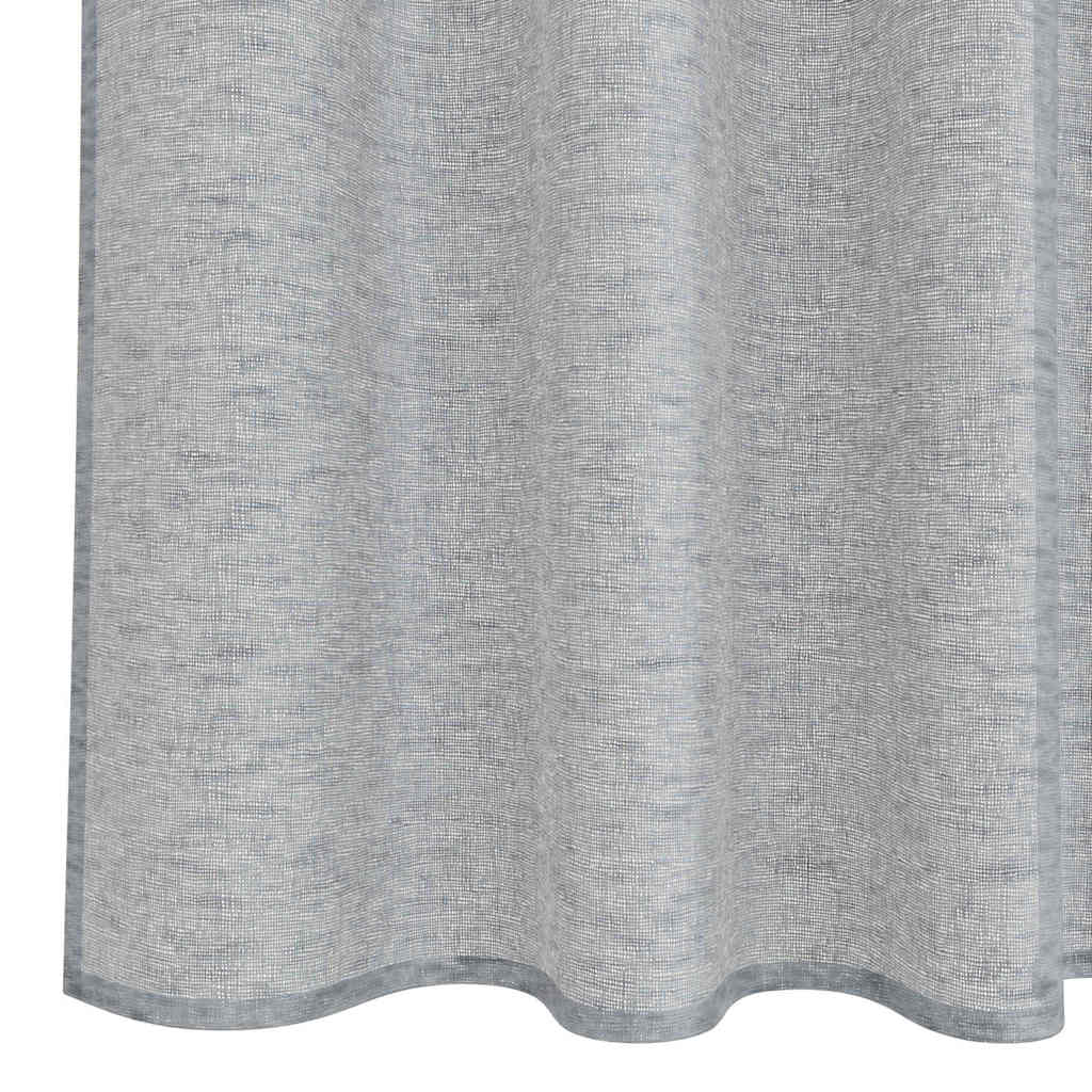 Voile Curtain 2 pcs Dark Grey 260 x 140 cm Polyester