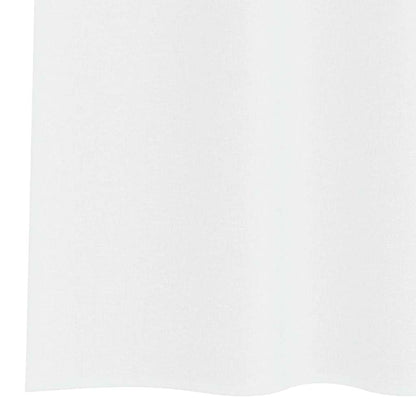 Voile Curtain with Curtains 2 pcs White 225 x 140 cm Polyester
