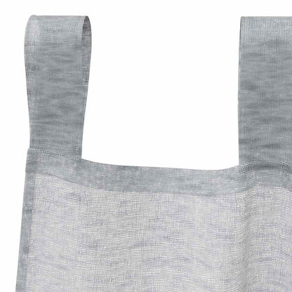 Voile Curtain 2 pcs Dark Grey 245 x 140 cm Polyester