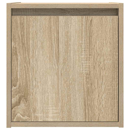 Wall-Mounted Bedside Cabinet Sonoma Oak 38x34x40 cm