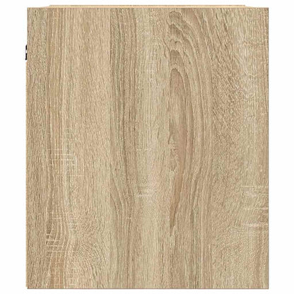 Wall-Mounted Bedside Cabinets 2 pcs Sonoma Oak 38x34x40 cm