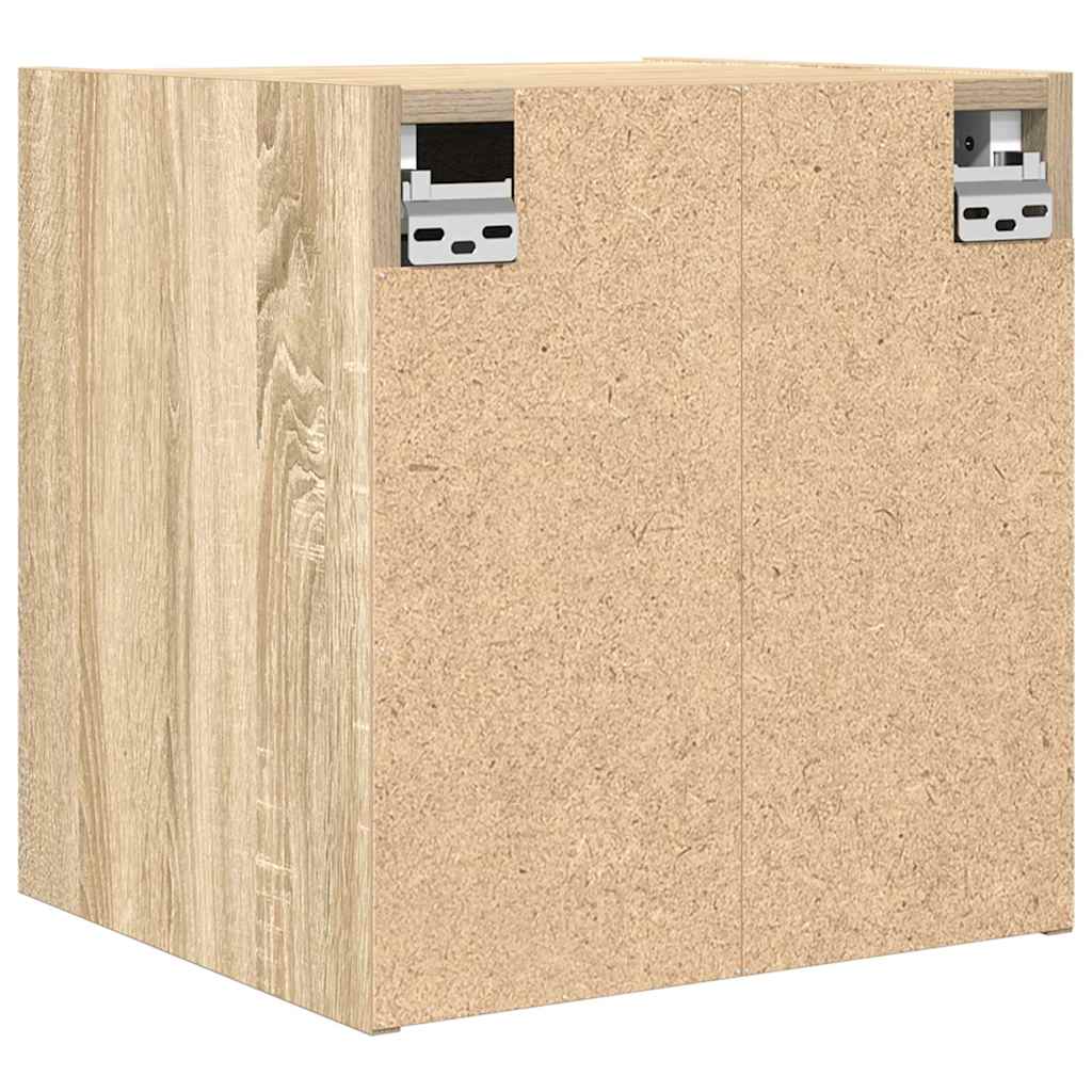 Wall-Mounted Bedside Cabinets 2 pcs Sonoma Oak 38x34x40 cm