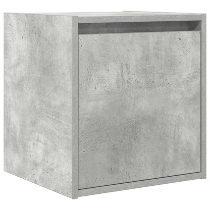 Wall-Mounted Bedside Cabinet Concrete Grey 38x34x40 cm