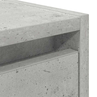Wall-Mounted Bedside Cabinet Concrete Grey 38x34x40 cm