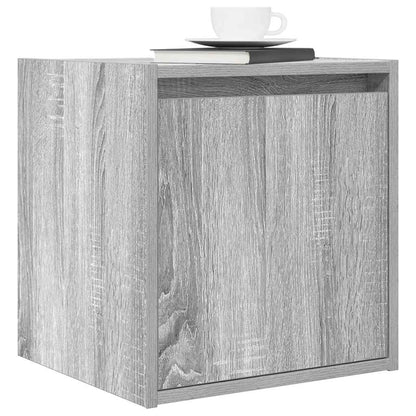 Wall-Mounted Bedside Cabinets 2 pcs Grey Sonoma 38x34x40 cm