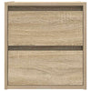 Wall-mounted Bedside Cabinets 2 pcs Sonoma Oak 38x34x40 cm