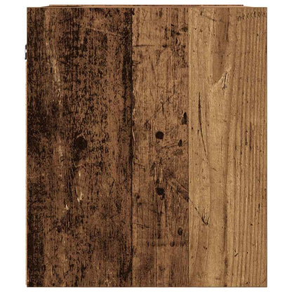 Wall-mounted Bedside Cabinets 2 pcs Old Wood 38x34x40 cm