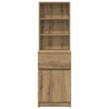 Bedside Cabinet Artisan Oak 39x35x125 cm Engineered Wood