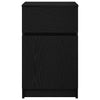 Bedside Cabinet Black 39x35x65 cm Engineered Wood