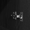 Bedside Cabinet Black 39x35x65 cm Engineered Wood
