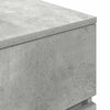 Bedside Cabinet Concrete Grey 39x35x65 cm Engineered Wood