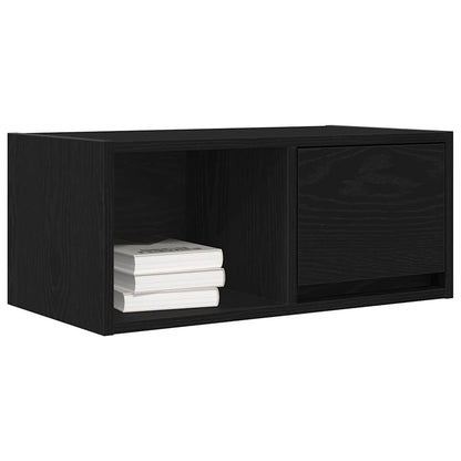 TV Cabinets 2 pcs Black Oak 60x31x25.5 cm Engineered Wood