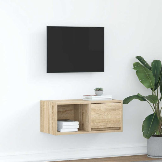 TV Cabinet Sonoma Oak 60x31x25.5 cm Engineered Wood