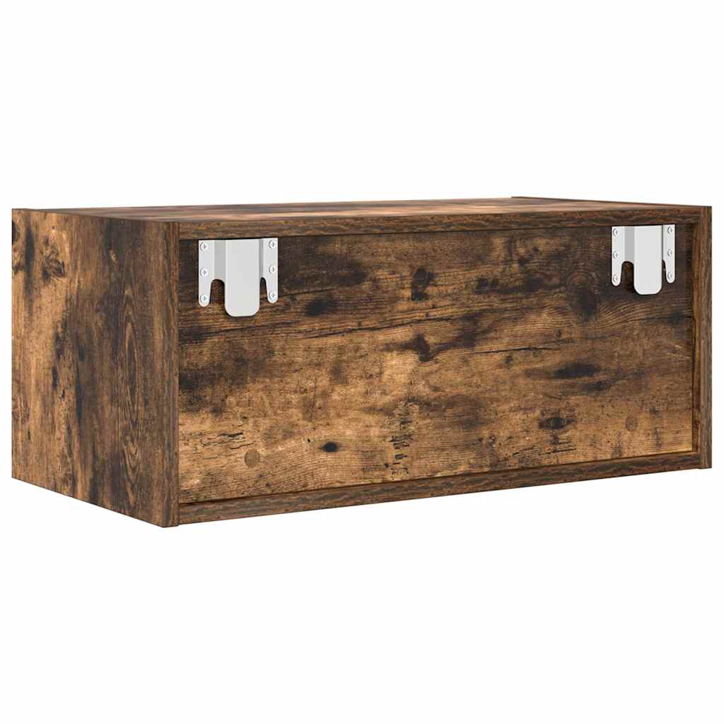 TV Cabinets 2 pcs Smoked Oak 60x31x25.5 cm Engineered Wood