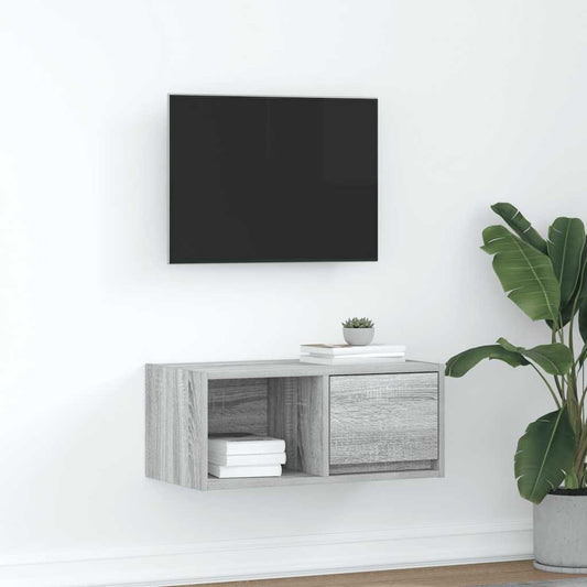 TV Cabinet Grey Sonoma 60x31x25.5 cm Engineered Wood
