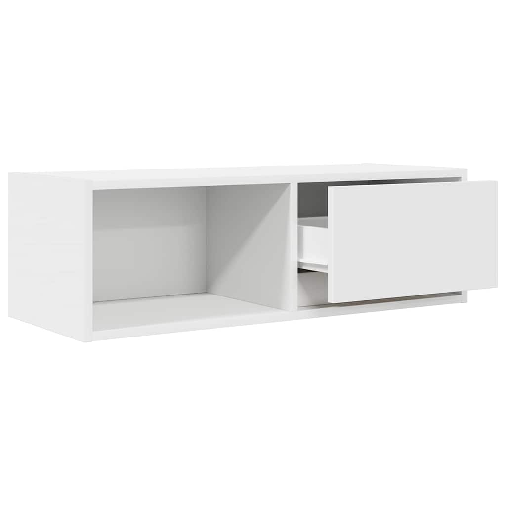TV Cabinets 2 pcs White 80x31x25.5 cm Engineered Wood