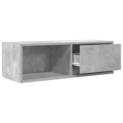 TV Cabinets 2 pcs Concrete Grey 80x31x25.5 cm Engineered Wood
