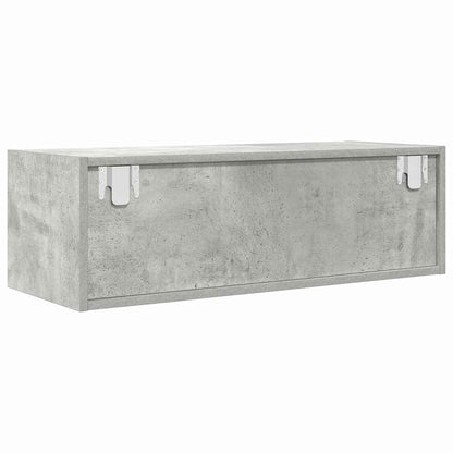 TV Cabinets 2 pcs Concrete Grey 80x31x25.5 cm Engineered Wood