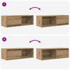 TV Cabinets 2 pcs Artisan Oak 80x31x25.5 cm Engineered Wood