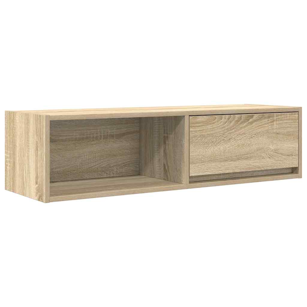 TV Cabinets 2 pcs Sonoma Oak 100x31x25.5 cm Engineered Wood