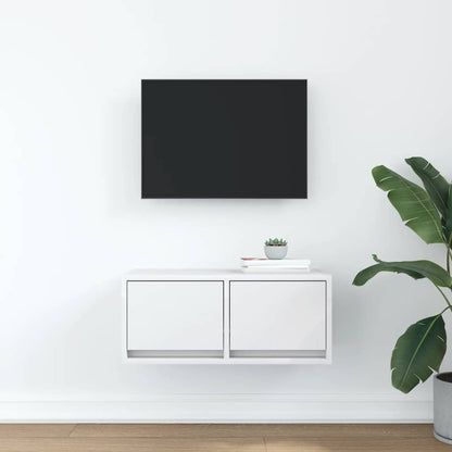 TV Cabinet White 60x31x25,5 cm Engineered Wood