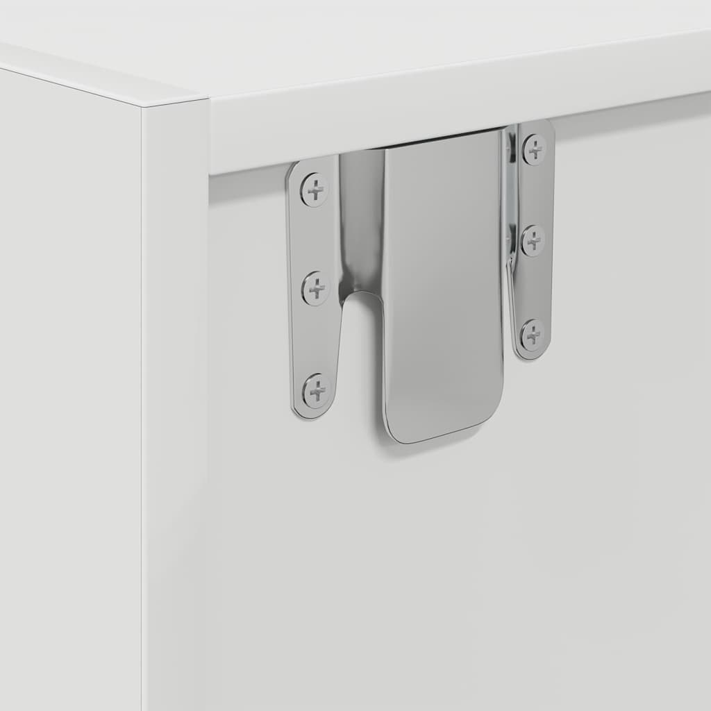 TV Cabinets 2 pcs White 60x31x25,5 cm Engineered Wood