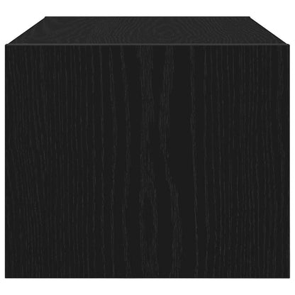 TV Cabinet Black Oak 60x31x25,5 cm Engineered Wood