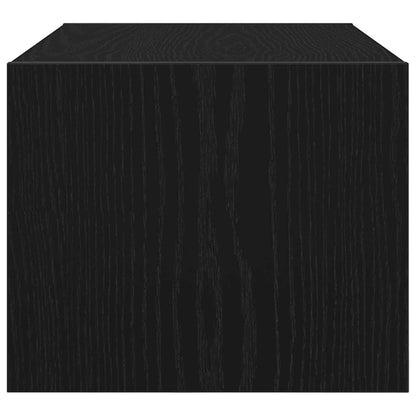 TV Cabinets 2 pcs Black Oak 60x31x25,5 cm Engineered Wood