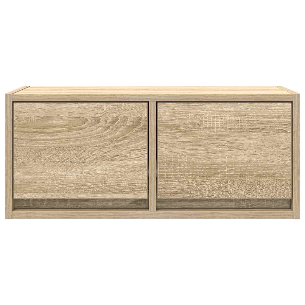 TV Cabinets 2 pcs Sonoma Oak 60x31x25,5 cm Engineered Wood