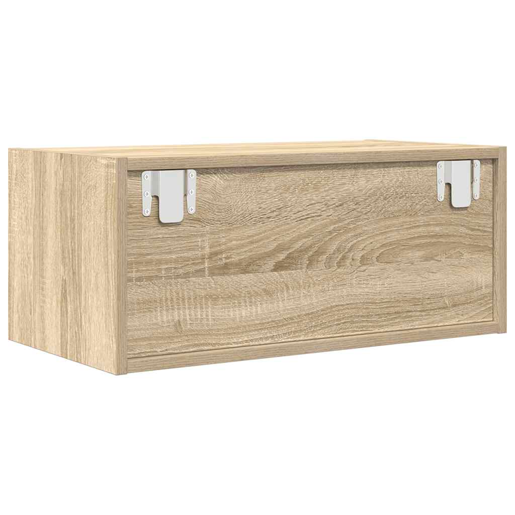 TV Cabinets 2 pcs Sonoma Oak 60x31x25,5 cm Engineered Wood