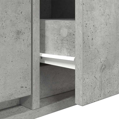 TV Cabinet Concrete Grey 60x31x25,5 cm Engineered Wood