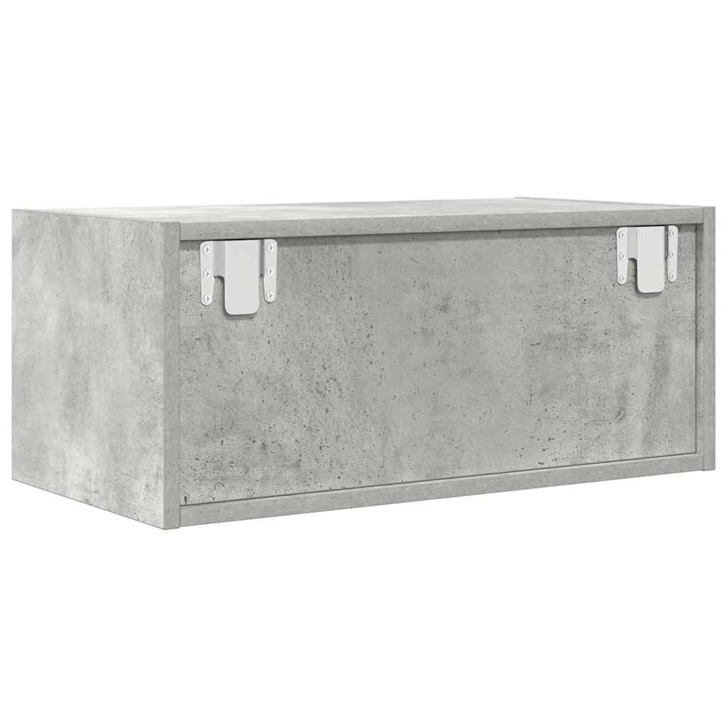 TV Cabinet Concrete Grey 60x31x25,5 cm Engineered Wood