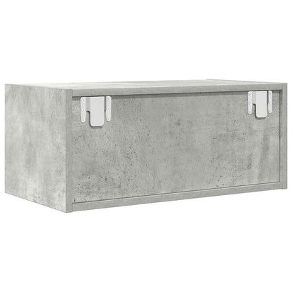 TV Cabinet Concrete Grey 60x31x25,5 cm Engineered Wood