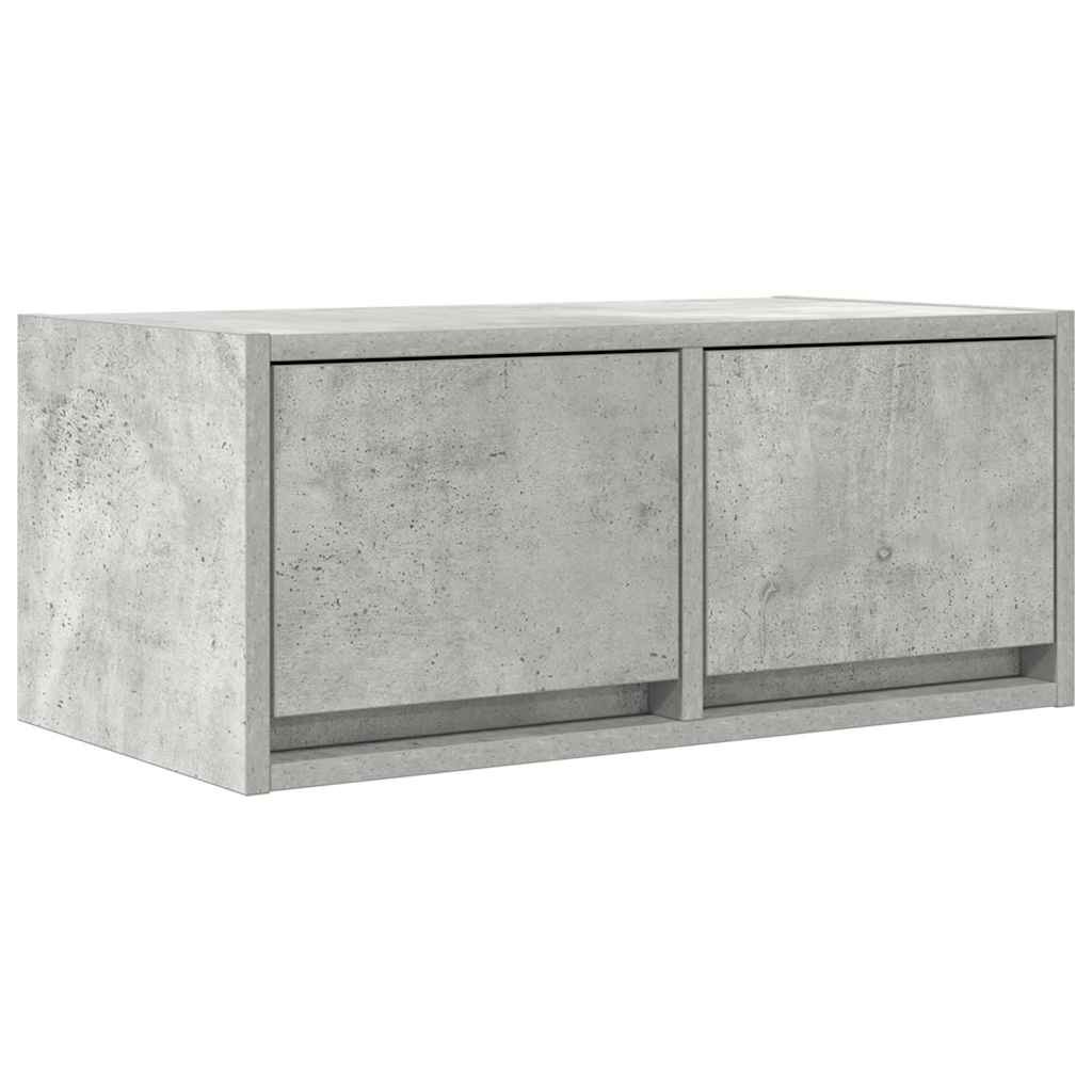TV Cabinets 2 pcs Concrete Grey 60x31x25,5 cm Engineered Wood