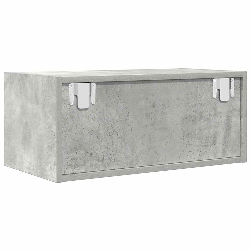 TV Cabinets 2 pcs Concrete Grey 60x31x25,5 cm Engineered Wood